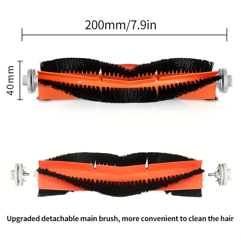 6-Piece Robot Vacuum Accessory Kit Includes Main Brush Filters Side Brushes
