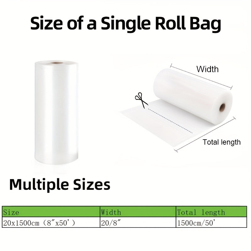 20 dona vakuum yopishqoq paketlar 20.32cm x 15.24cm teksturali dizayn bilan yaxshiroq yopish uchun