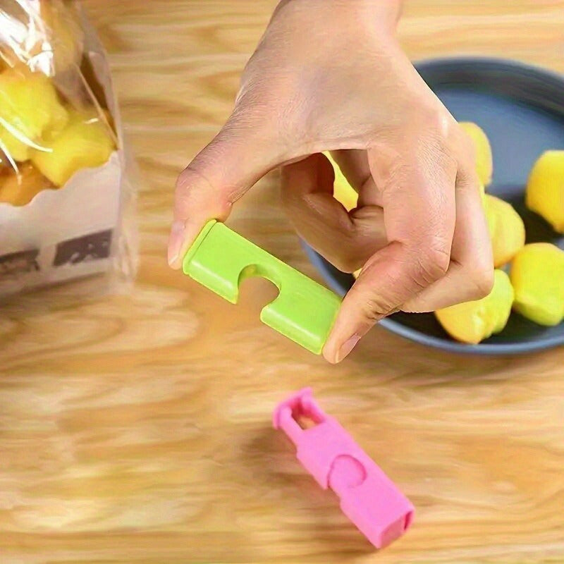 Colorful Food Sealing Clips Set of 5 15 25 Moisture-Proof for Bread Snacks Condiments