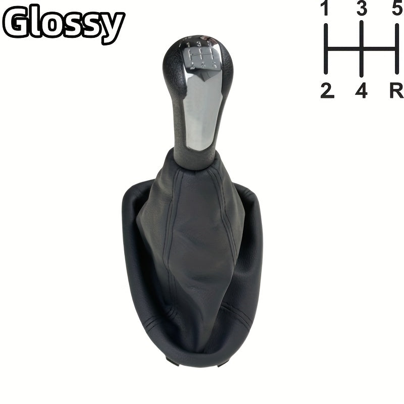 Manual Shift Lever for Car, Faux Leather Boot, 5-Speed, Easy Install