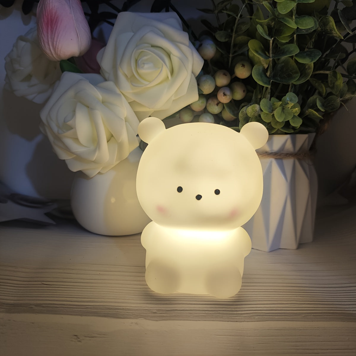 Adornos pequeños con temática de animales y plantas para fiestas y regalos navideños