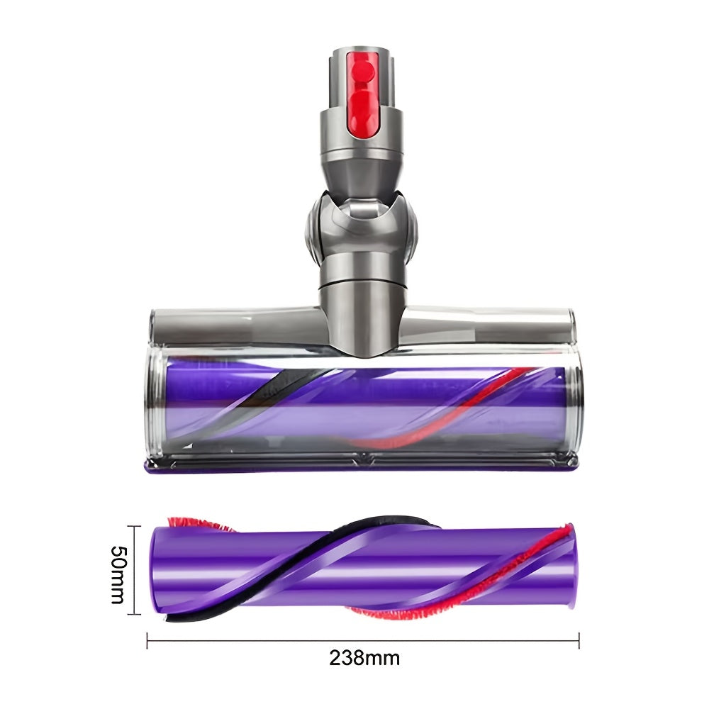 V6/V7/V8/V10/V11 tayoqli changyutgich uchun ABS materialidan yasalgan elektr pol cho'tkasi valgi, qiyin erishiladigan joylar uchun to'g'ridan-to'g'ri haydash va changyutgich pol ulanishi bilan.