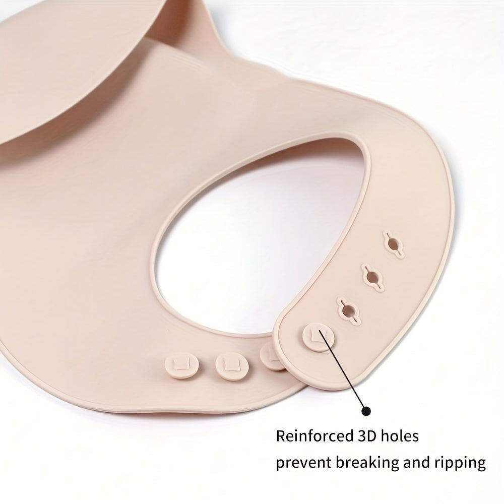 6-Piece Silicone Feeding Set with Divided Plate and Wooden Utensils for Self-Feeding