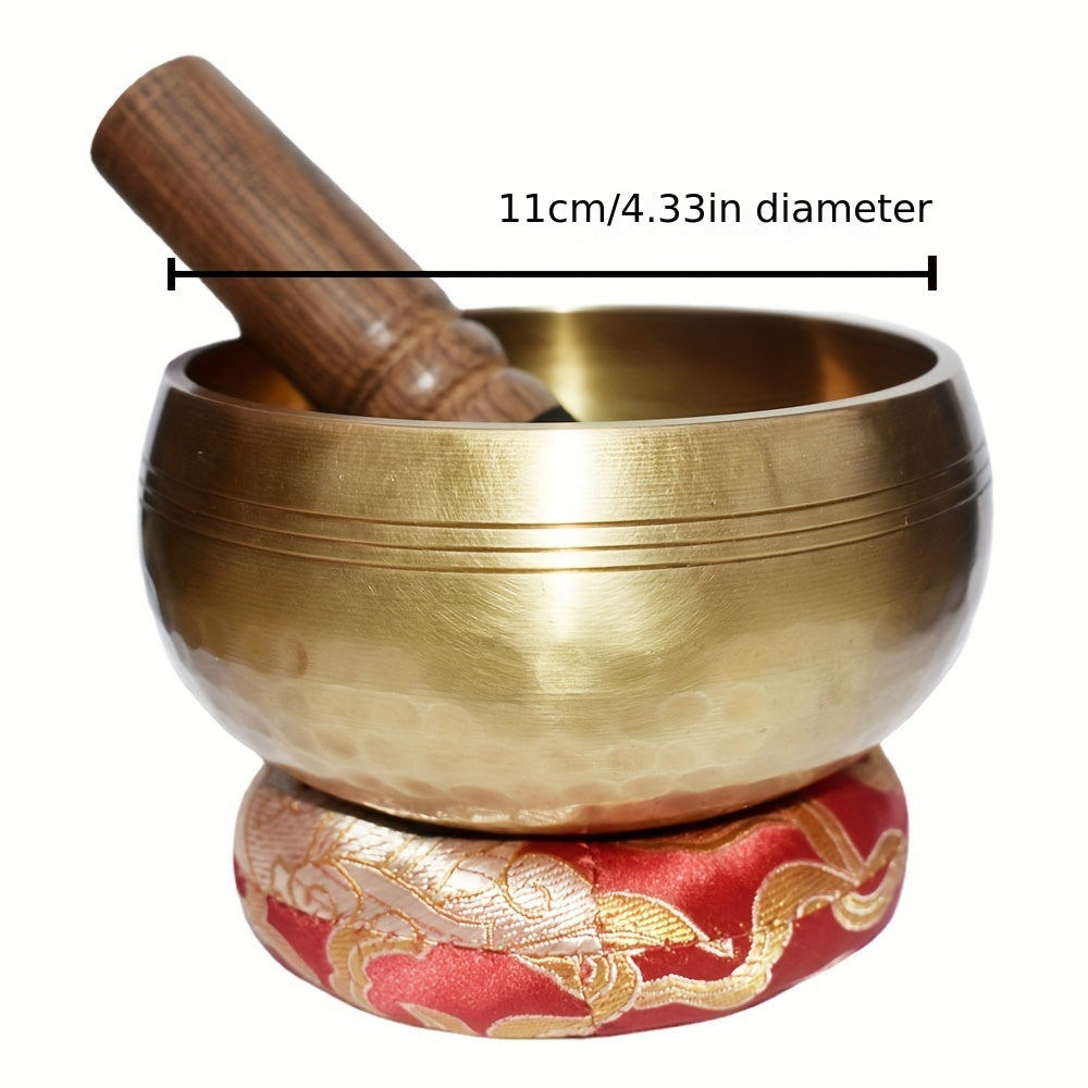Nepal qo'l bilan urilgan qo'shiq idishi ongni tinchlantirish va ovoz terapiyasi uchun.