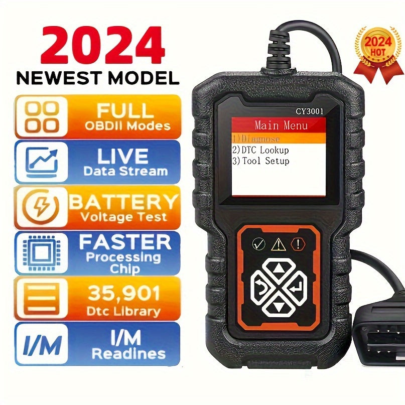 OBD2 сканер USB с питанием от USB и поддержкой датчика O2 для всех автомобилей 1996 года и новее
