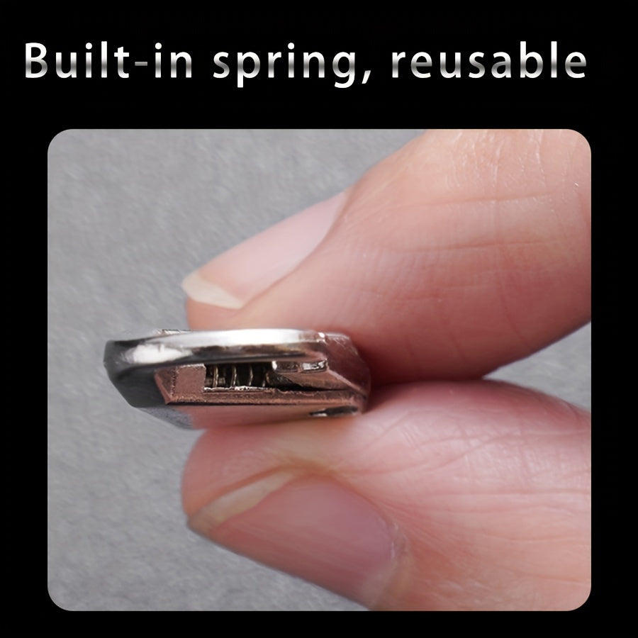 4 черных заменителей бегунков для молний для дорожных сумок, одежды и рукоделия. Легко устанавливаются, с съемными головками.