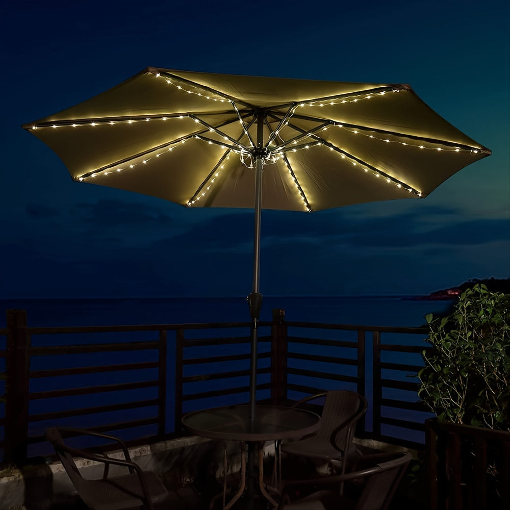 Cordless Outdoor Patio Umbrella Lights with Remote Control LED Battery Operated
