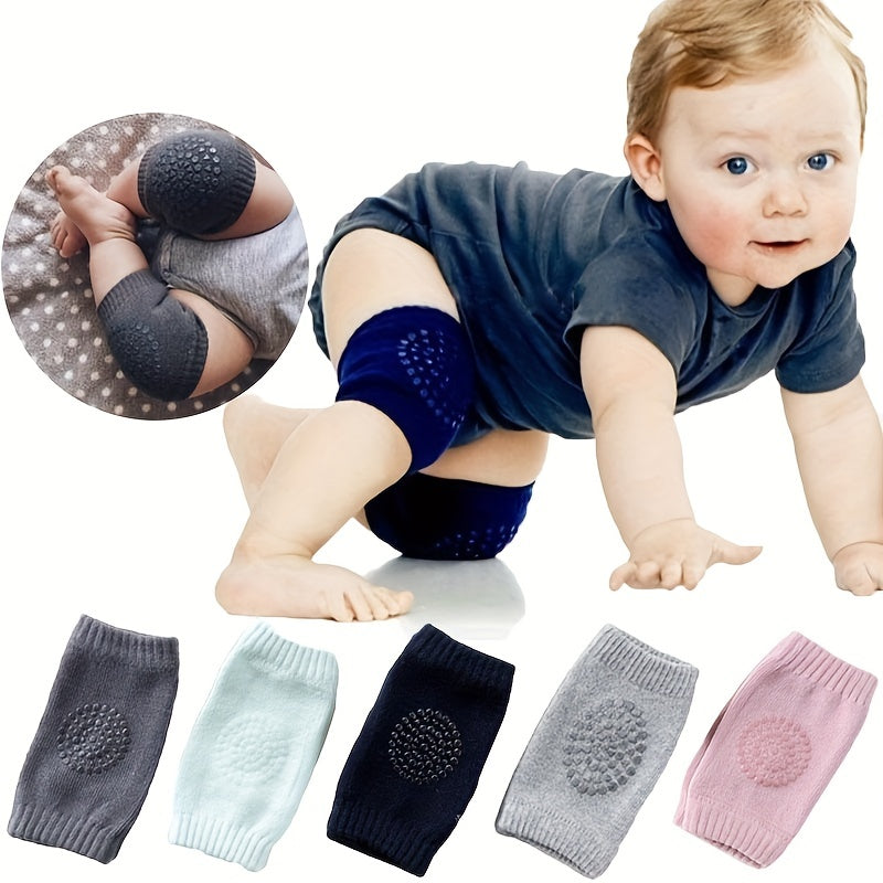 Baby Knee Pads Unisex Thick Terry Crawling Socks All-Season Protection