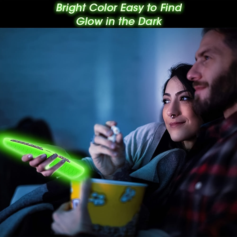 Защитный силиконовый чехол для LG Magic Remote MR21GA, MR22GA, MR23GA с противоскользящим дизайном. Доступен в черном, светящемся синем и светящемся зеленом цветах.