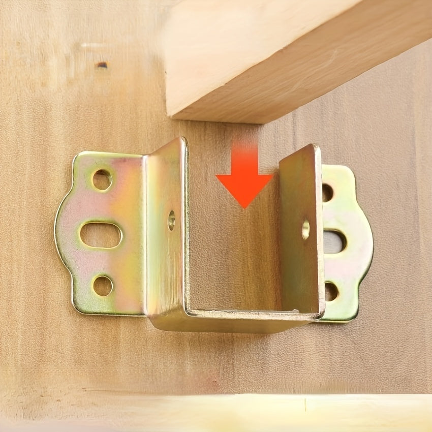 Sturdy Metal Bed Frame Brackets for Corner Joints and Wooden Furniture