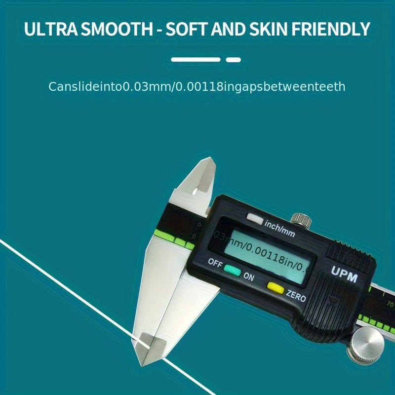 Dental Floss Roll Set for Teeth Gaps Oral Care Supplies, Mint Flavor