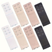 4 Pcs Bra Strap Extenders with 3 Hooks Adjustable Comfort for Women's Lingerie