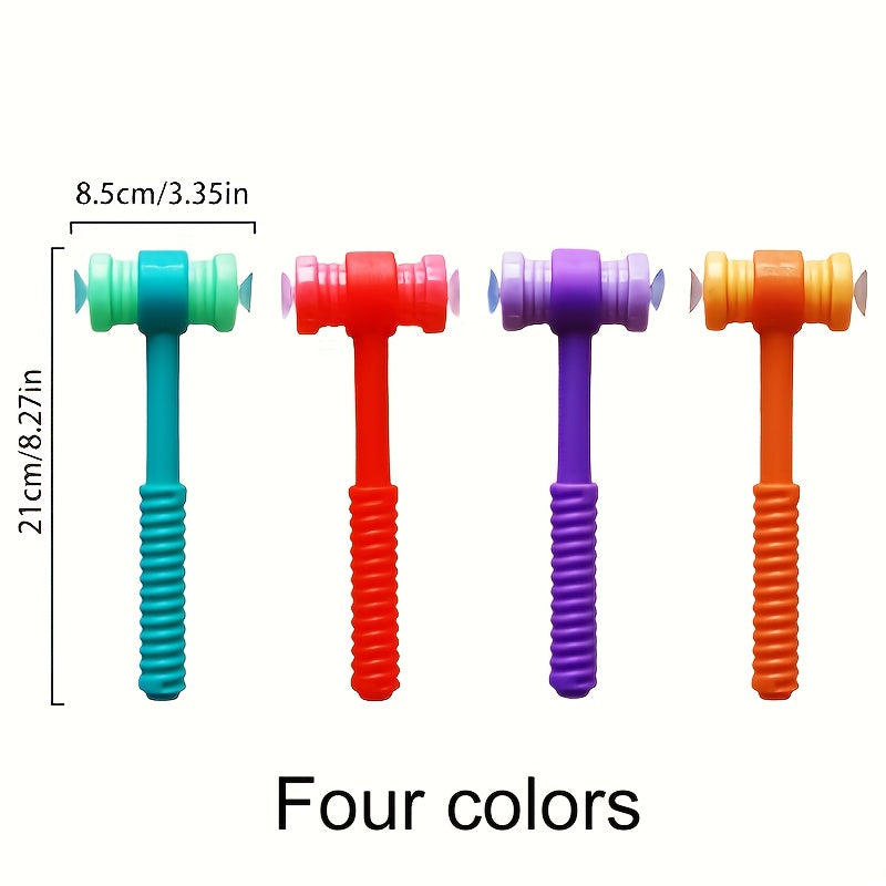 Dual-Sided Suction Cup Hammer for Educational Phonics Word Cards Classroom Learning Toy