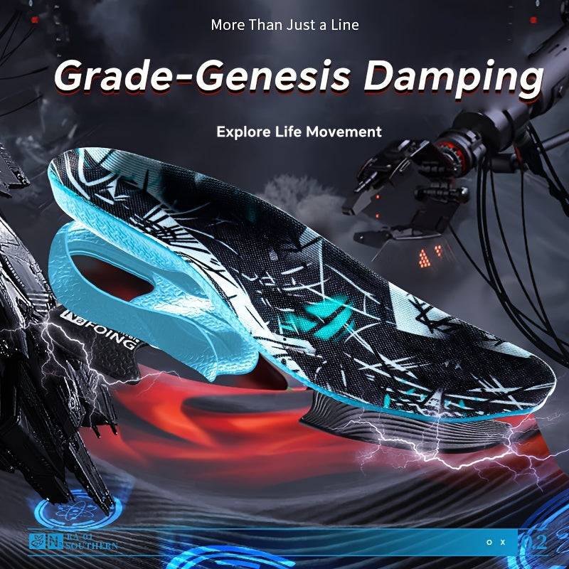 Men Women Breathable Flat Sole Insoles Cushioned Shoe Pads