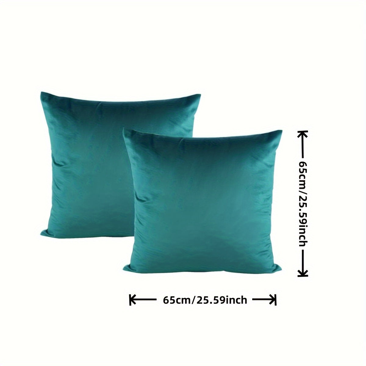 Set of 2 Satin Pillowcases in Multiple Colors Soft Airy Envelope Closure