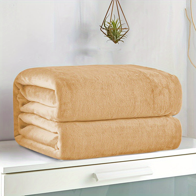 Solid Color Fleece Blanket in the New Blanket Series