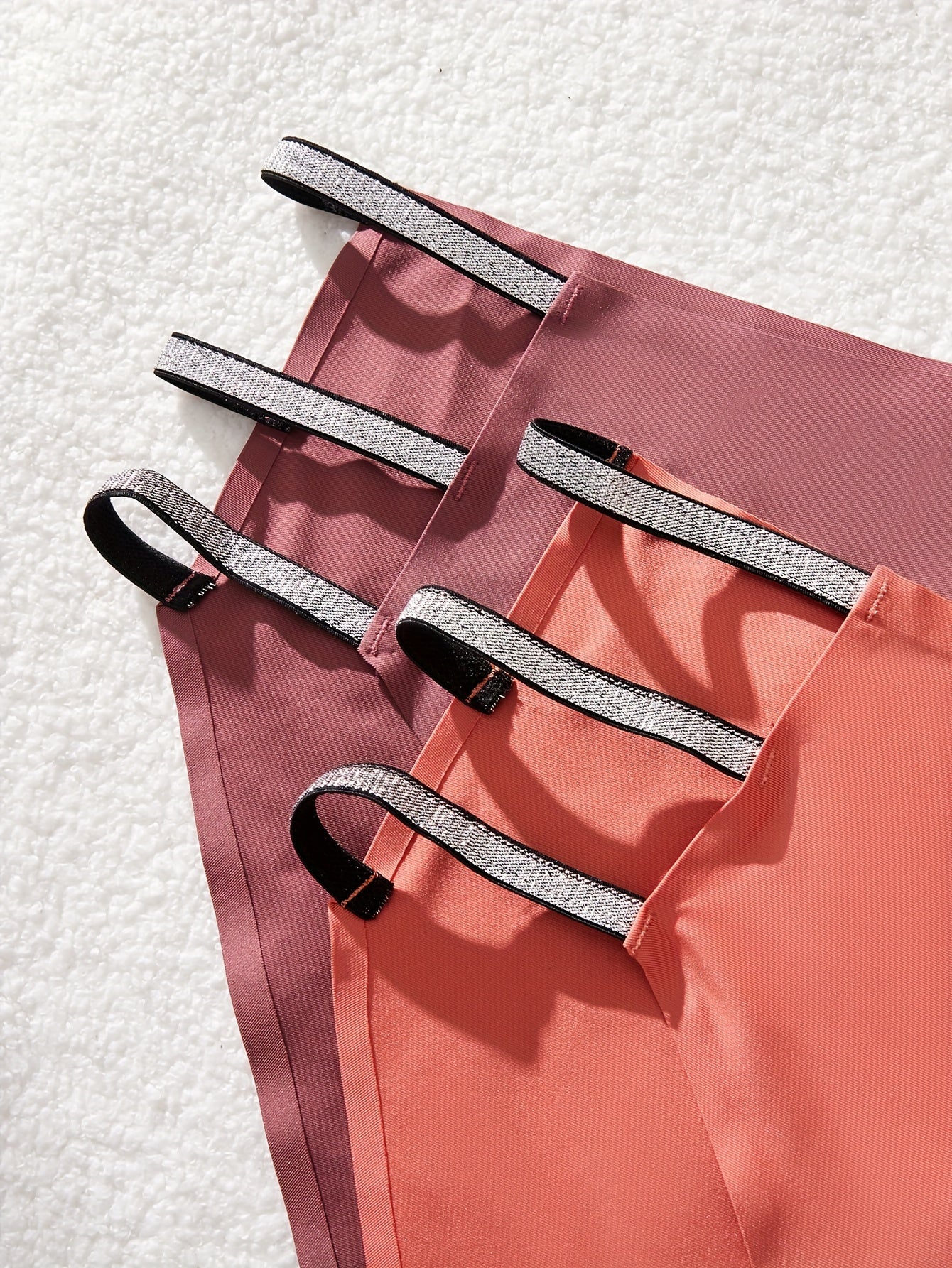 4-Pack Plus Size Women's Solid Color Knit Fabric Panties Medium Stretch Lash Sets