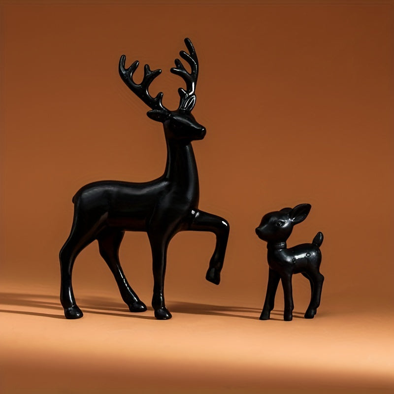 Set of Deer Statues for Kids Room Decor and Christmas Home Decoration