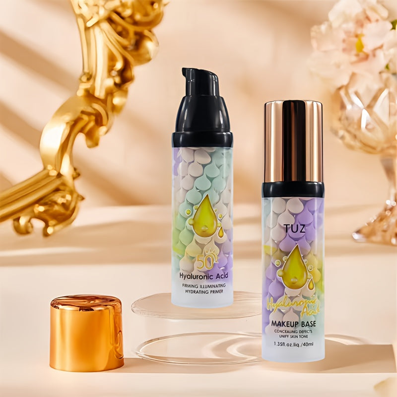 Crema de prebase con ácido hialurónico para todo tipo de piel, hidratante y aclaradora, 120ml