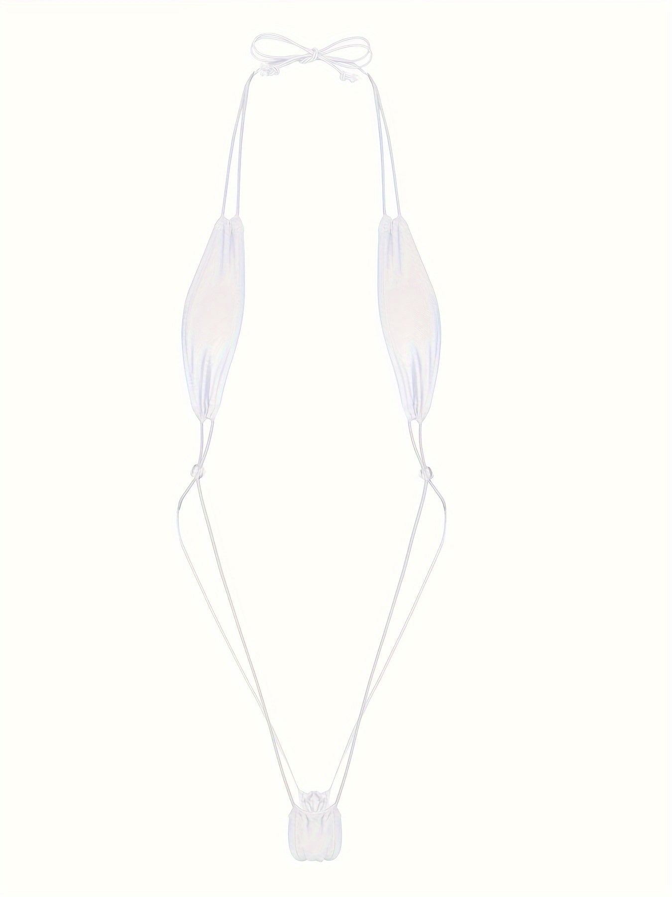 Women's Sheer Bodycon Bodysuit Polyester Spandex Lingerie Underwear