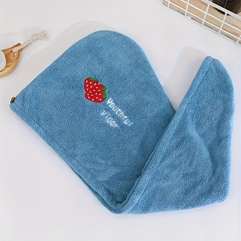 Women's Quick-Dry Hair Towel Wrap Water Absorbent Bathroom Accessory