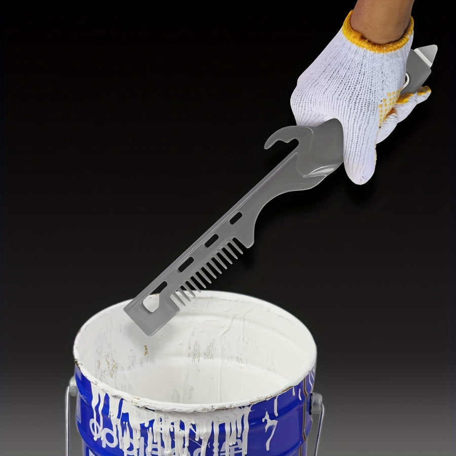 Multi-Functional Plastic Paint Mixer Stir Stick for Latex and Water-Based Paints
