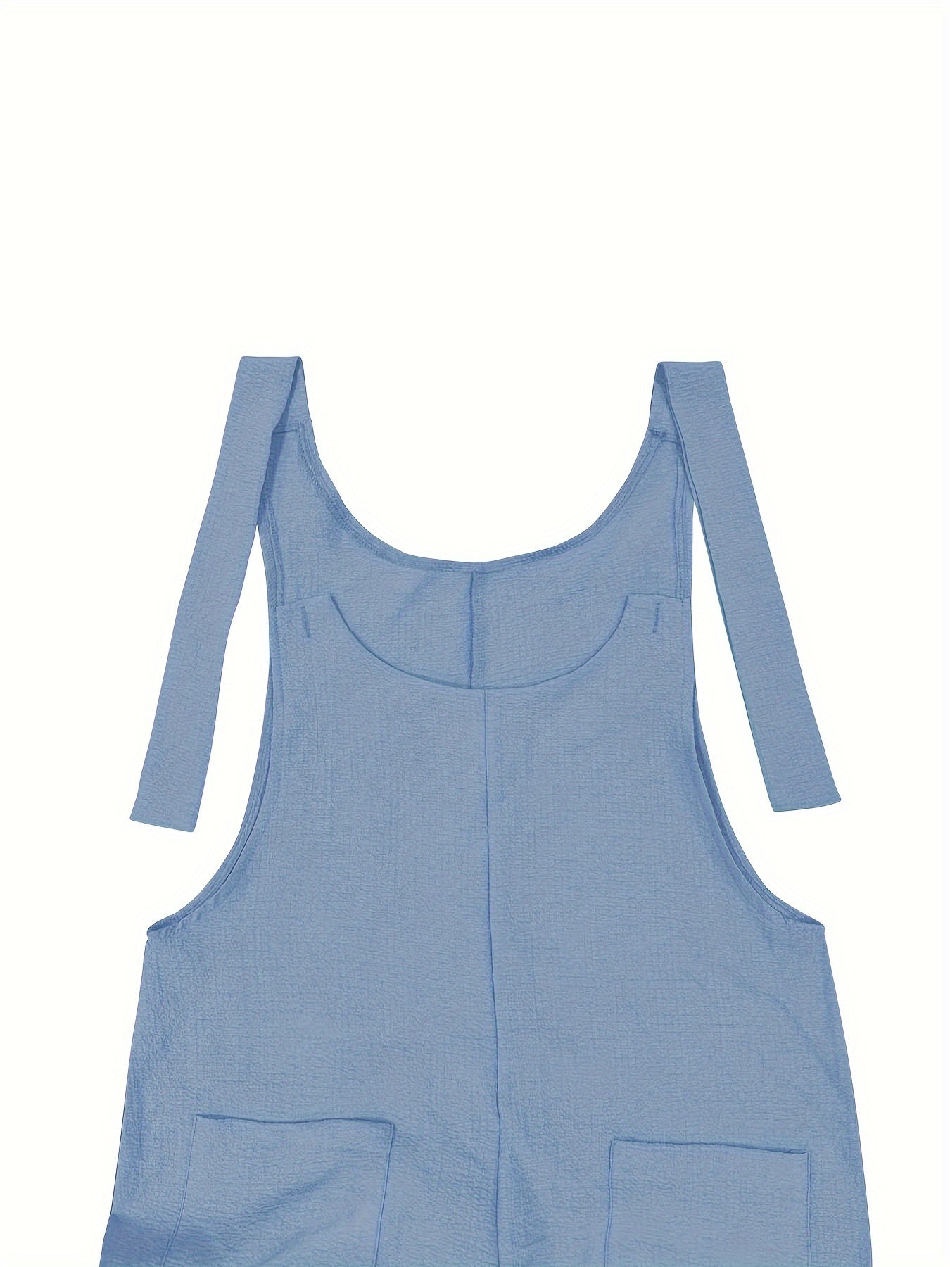 Комбинезон без рукавов для женщин с карманами, изготовленный из ткани, состоящей на 95% из полиэстера и на 5% из спандекса. Однотонные комбинезоны для всех сезонов с воротником на бретелях.