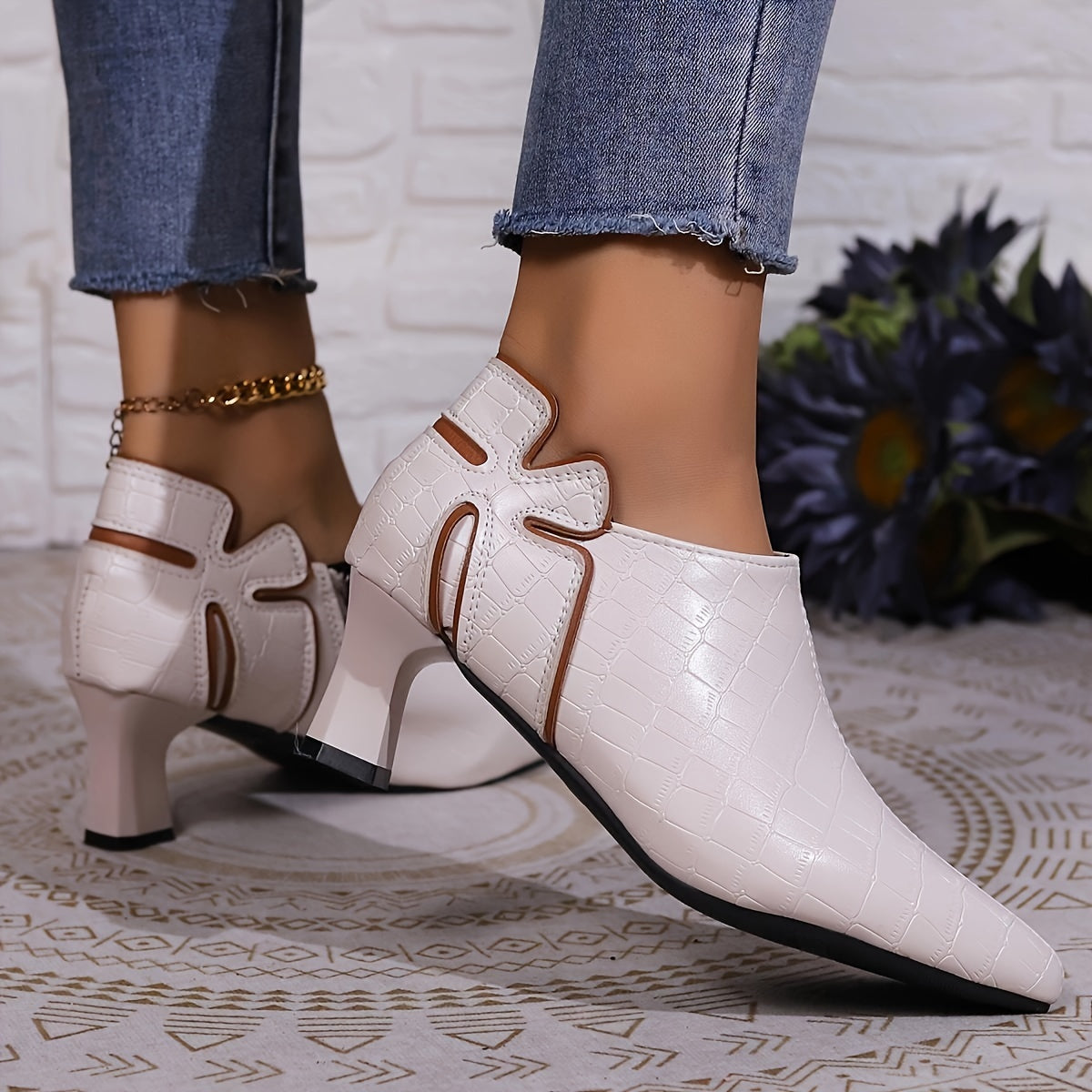 Women's Solid Color Stiletto Heels Pointed Toe Dress Pumps