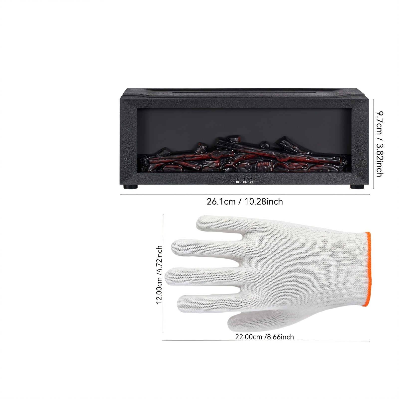 USB Flame Aromatherapy Humidifier with 7 Color LEDs, Remote, Timer, 150ml