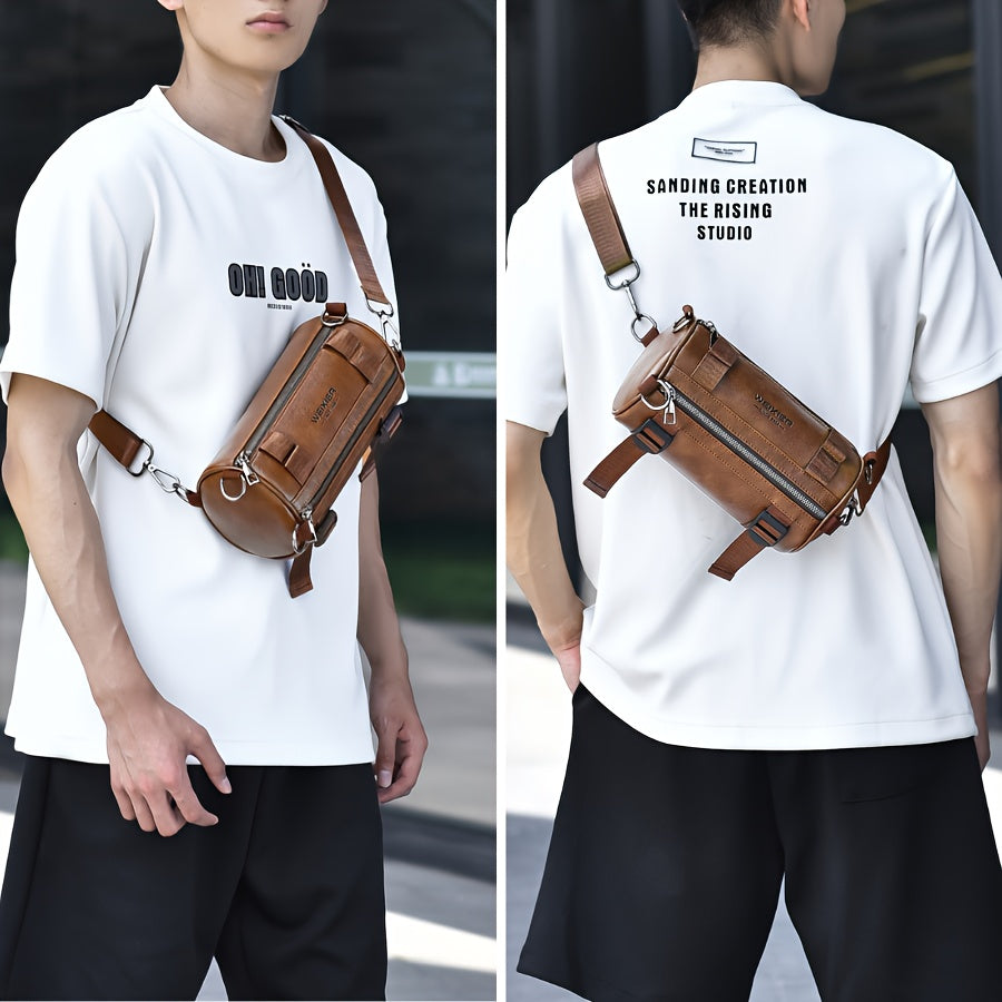 WEIXIER Ko'krak Sumkasi: Ko'p funksiyali, dog'ga chidamli yelka xabarchi sumkasi, olib tashlanadigan tasma bilan. Ish, sayohat va tasodifiy kunlik sumka uchun ideal. Do'stlar va oila uchun ajoyib sovg'a.