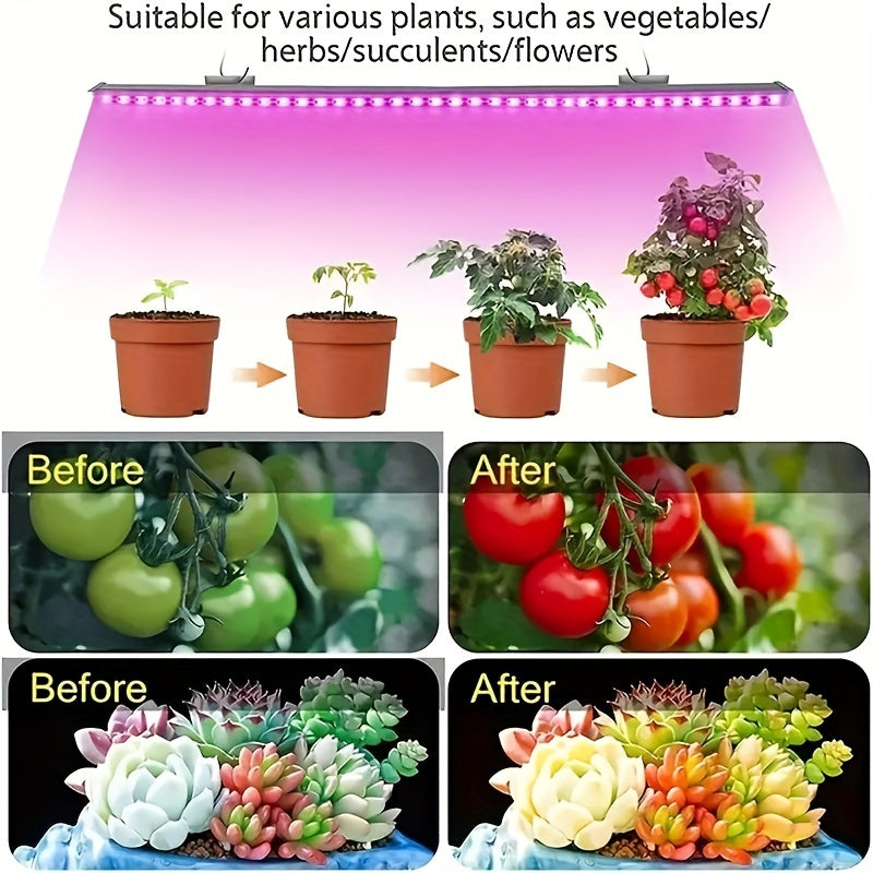 Ichki bog'dorchilik uchun USB quvvatlangan LED chiroq lentasi, o'sishni rag'batlantiradi va gullash davrini uzaytiradi, turli xil o'simliklar uchun ideal.