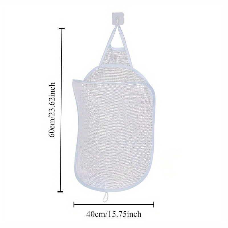 Складная сетчатая корзина для белья настенного монтажа для путешествий, кемпинга, ванной комнаты, хранения