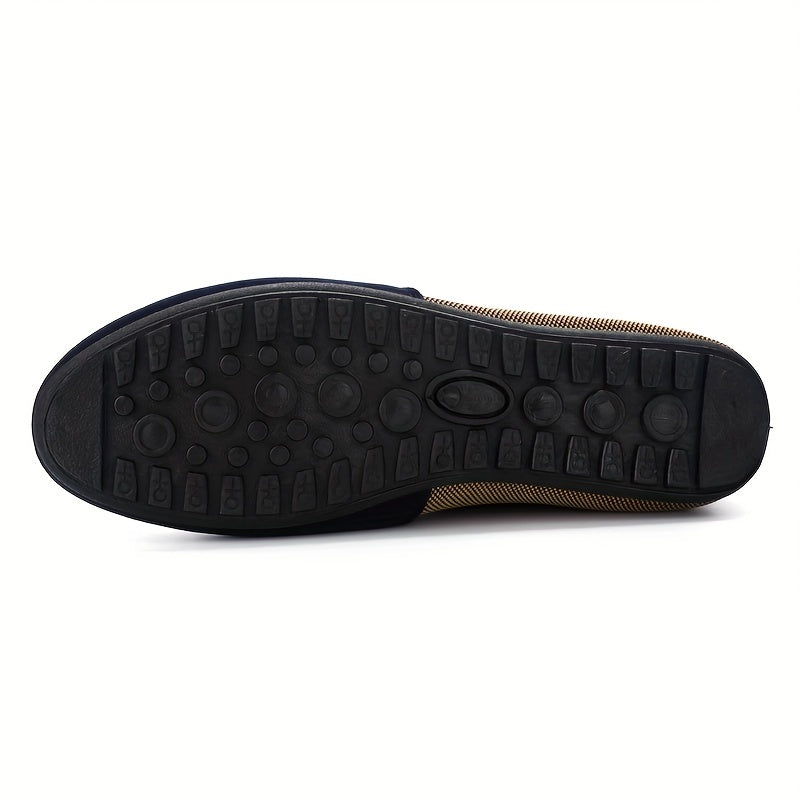 Men's Breathable Lightweight Non-slip Rubber Sole Loafer Shoes for Spring Summer