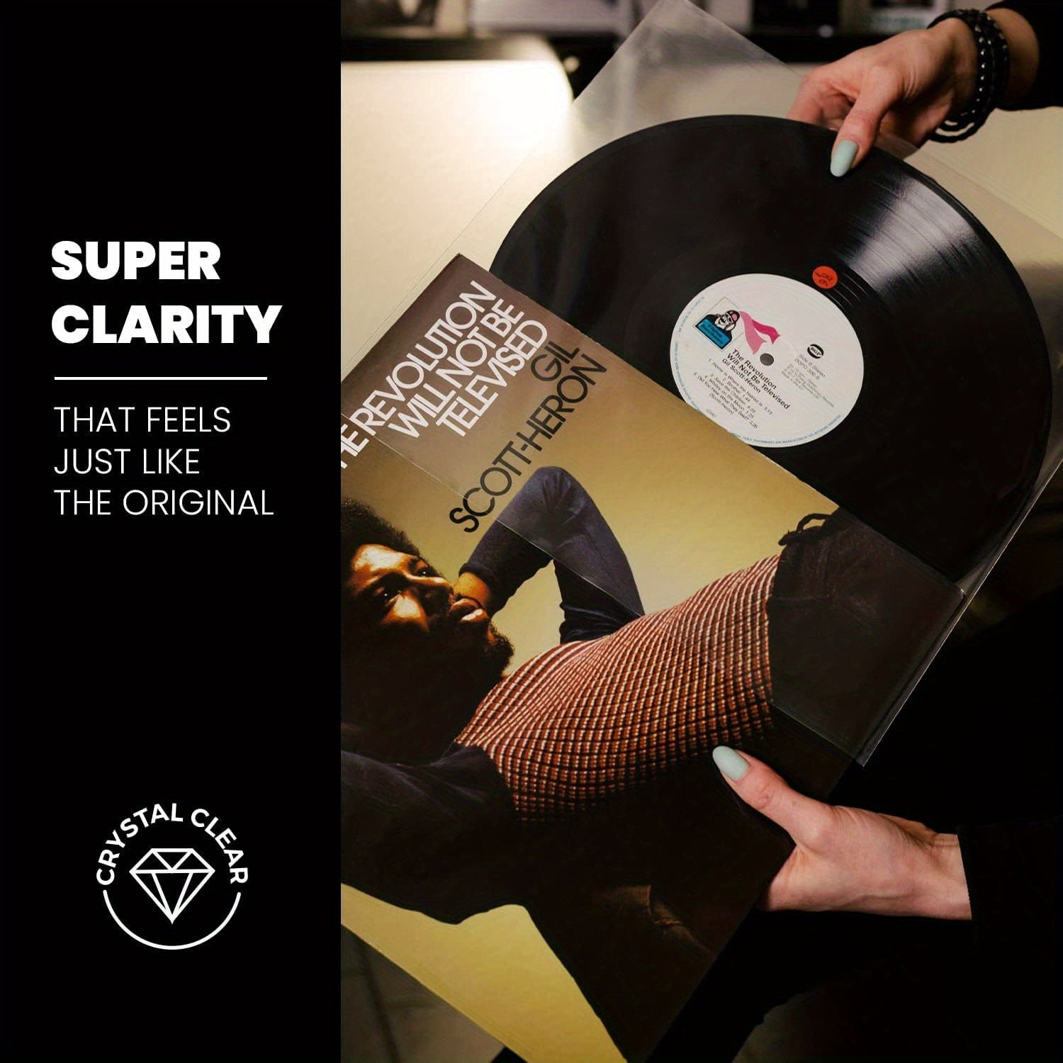 Комплект обложек для виниловых пластинок, совместимый с обложками для одиночных и двойных LP-альбомов, прозрачный пластиковый материал, обеспечивает надлежащую защиту для вашей коллекции LP. Доступен в упаковках по 30/50/100 штук.