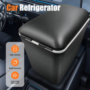 Mini transport sovutgichi 7.5L Portativ Kompakt Oq Kulrang Sayohat Kamping Muzlatgich