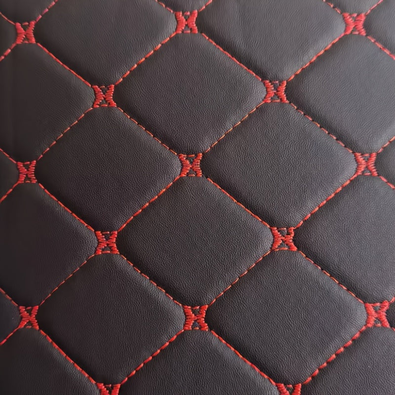 Car Floor Mats 6PCS PU Leather Anti-slip for Sedan SUV Interior Accessories