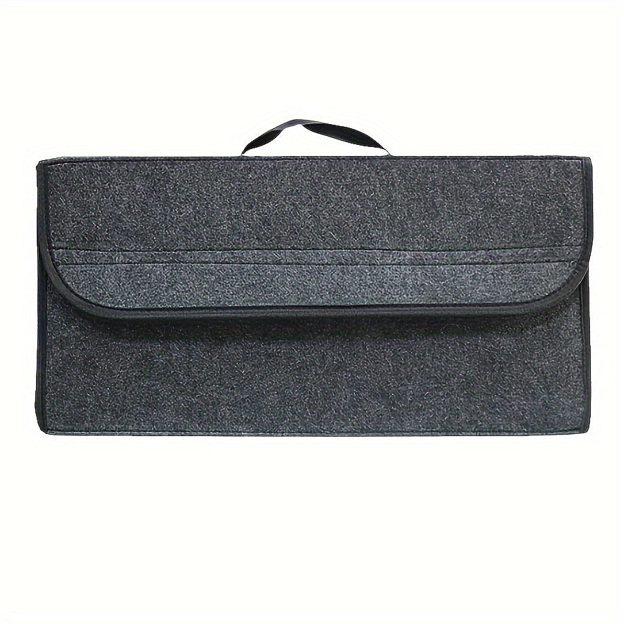 Складной органайзер для багажника автомобиля с ручкой, мягкий материал, надежное закрытие, хранение