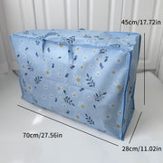 Bolsa de almacenamiento rectangular de tela de gran capacidad, organizador resistente al agua para armario, ropa y mantas