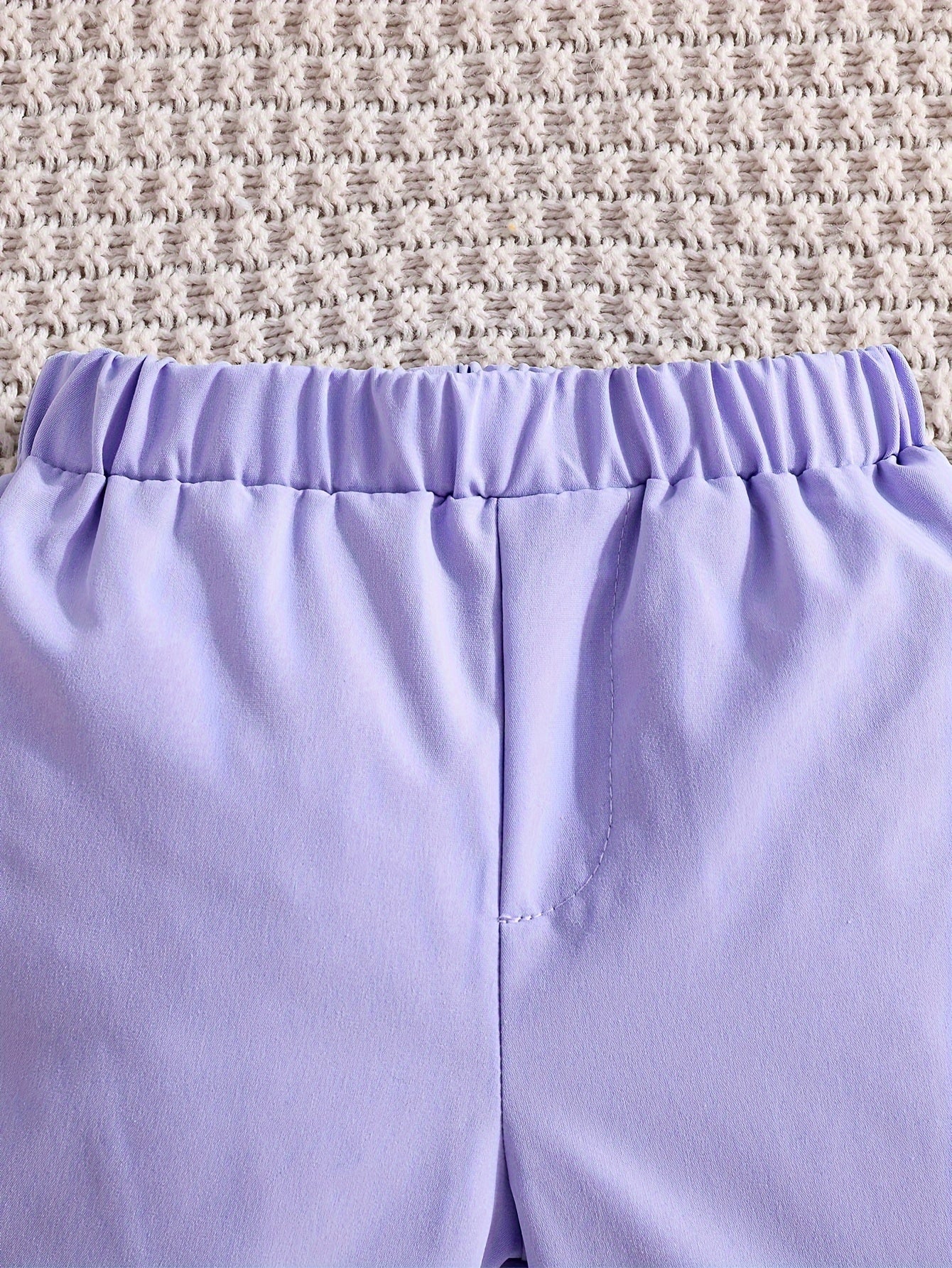 Girls' 2-Piece Casual Outfit Butterfly Sleeve Blouse and Long Pants Polyester Fall Winter