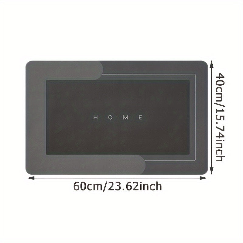 Ultra-absorbent 1 dona Diatom Loy Oshxona Gilami tabiiy kauchuk asosida, sirpanmaydigan yuzasi, tozalash oson. Oshxonalar, hammomlar, kirish joylari uchun mukammal. Qora rangda va bir nechta o'lchamlarda mavjud. Pol uchun ajoyib.