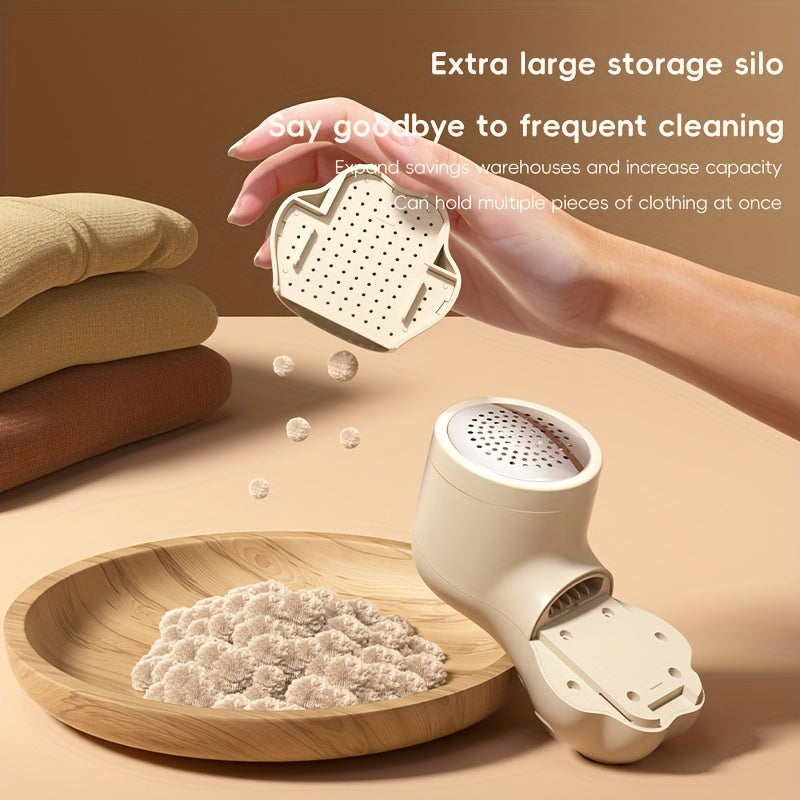 Recortadora de ropa recargable para cabello y piel delicada con regulación de 3 velocidades