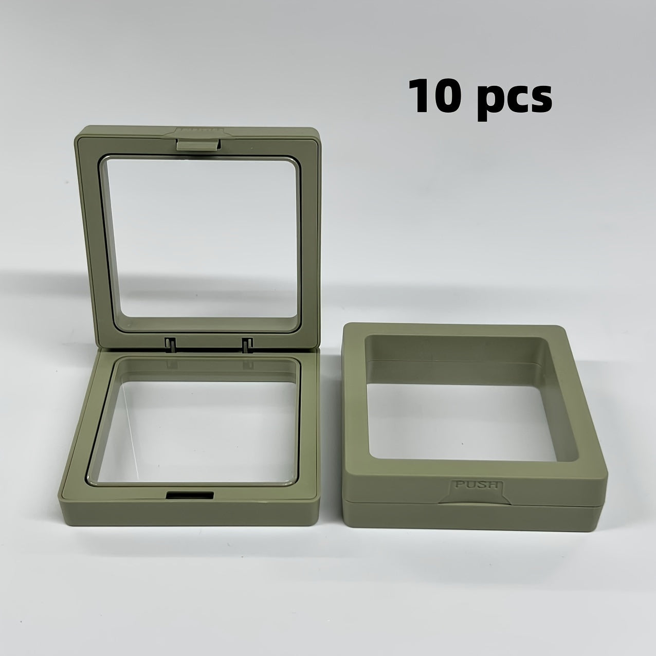 10 ta bo‘lakli suzuvchi zargarlik qutilari, uzuklar, taqinchoqlar, sirg‘alar, marjonlar uchun