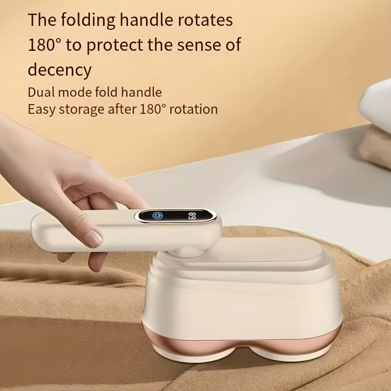 Rechargeable Dual-Blade Hair Ball Remover Fabric Defuzzer USB Charging
