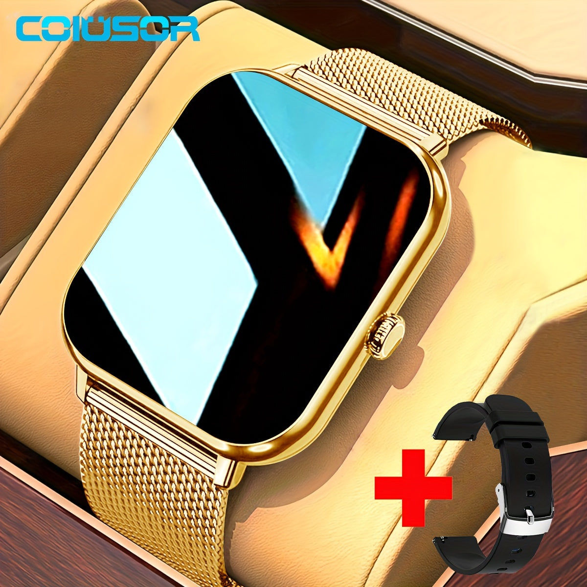 2024 Full Touch Smart Watch Phone 1.81-Inch Display Wireless Sync 100+ Sports Modes