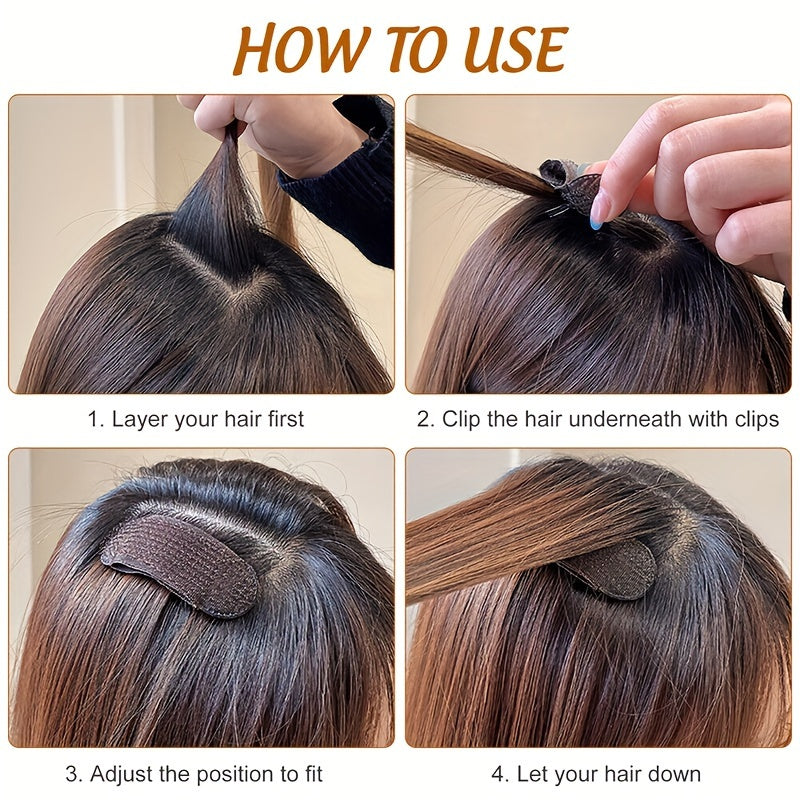 Women's Hair Volumizing Clips 2-Pack Invisible Styling Accessories