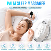 20 ta sozlanadigan rejimga ega mini palma uyqu massajchisi, USB Type-C orqali zaryadlanadigan, 36V ostida ishlaydigan, 150mAh litiy polimer batareyaga ega qo'l bilan ishlatiladigan vibratsiya qurilmasi.