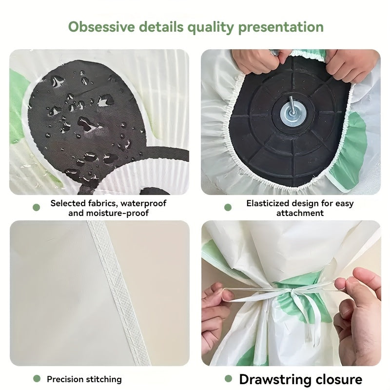 Yopiq fan qopqog'i uchun to'liq qamrovli saqlash sumkasi, pol va shift fanlari uchun chang o'tkazmaydigan Oxford mato