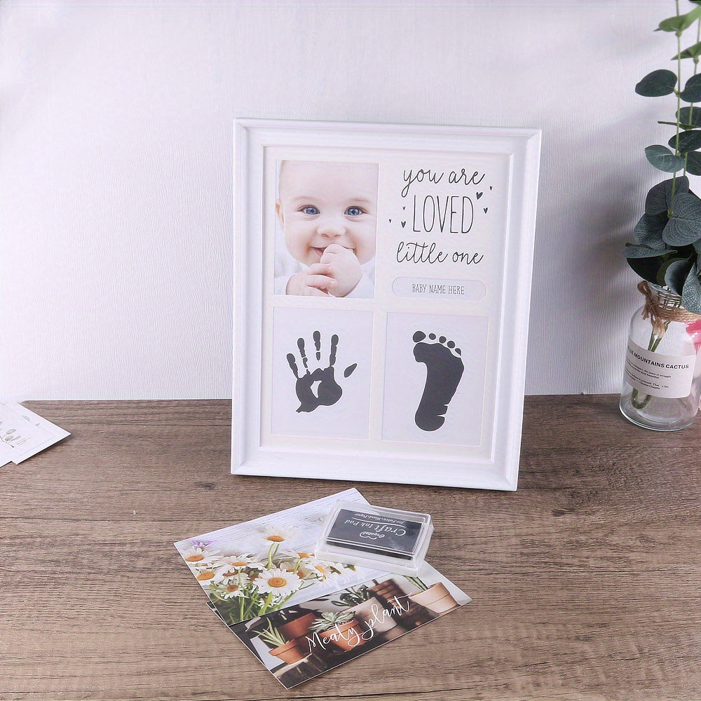 Baby Hand and Footprint Mud Kit for Newborns with Photo Frame Keepsake