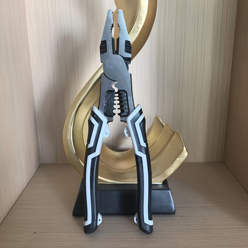 Alicates industriales multifunción de 9 pulgadas, acero cromo vanadio, herramienta para electricista, cortadores de alambre, pelacables