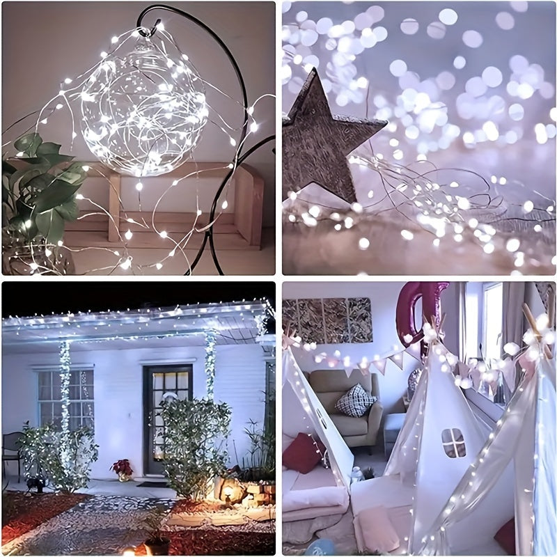20m 200 LED USB-Powered Decorative String Lights with Remote Control for Indoor Outdoor Use